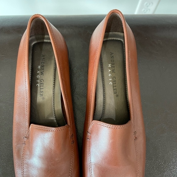 Andrew Geller Magic Cherish leather shoes size 7 1/2 excellent used condition - Picture 5 of 17